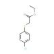 Ethyl 2-[(4-chlorophenyl)thio]acetate (CAS 52377-68-1) - chemical structure image