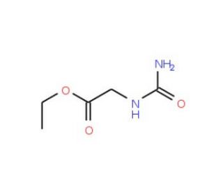 Ethyl 2-[(aminocarbonyl)amino]acetate (CAS 6293-20-5) - chemical structure image