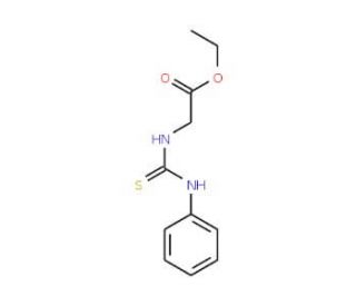 Ethyl 2-[(anilinocarbothioyl)amino]acetate (CAS 104892-41-3) - chemical structure image