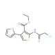 ethyl 2-[(chloroacetyl)amino]-4-(2-furyl)thiophene-3-carboxylate (CAS 356568-72-4) - chemical structure image