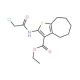 Ethyl 2-[(chloroacetyl)amino]-5,6,7,8-tetrahydro-4H-cyclohepta[b]thiophene-3-carboxylate (CAS 76981-88-9) - chemical structur