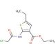Ethyl 2-[(chloroacetyl)amino]-5-ethylthiophene-3-carboxylate - chemical structure image