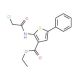 Ethyl 2-[(chloroacetyl)amino]-5-phenylthiophene-3-carboxylate - chemical structure image