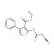 Ethyl 2-[(cyanoacetyl)amino]-4-phenylthiophene-3-carboxylate - chemical structure image