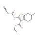 Ethyl 2-[(cyanoacetyl)amino]-6-methyl-4,5,6,7-tetrahydro-1-benzothiophene-3-carboxylate - chemical structure image