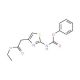 ethyl {2-[(phenoxycarbonyl)amino]-1,3-thiazol-4-yl}acetate - chemical structure image