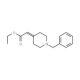 Ethyl 2-(1-benzyl-4-piperidinylidene)acetate (CAS 40110-55-2) - chemical structure image
