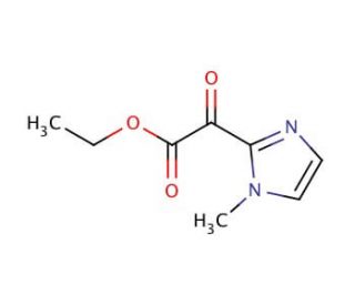 ethyl 2-(1-methyl-1H-imidazol-2-yl)-2-oxoacetate - chemical structure image