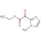 ethyl 2-(1-methyl-1H-imidazol-2-yl)-2-oxoacetate - chemical structure image