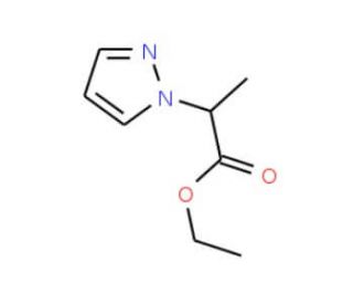 Ethyl 2-(1H-pyrazol-1-yl)propanoate - chemical structure image