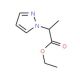 Ethyl 2-(1H-pyrazol-1-yl)propanoate - chemical structure image