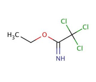 Ethyl 2,2,2-trichloroacetimidate (CAS 23213-96-9) - chemical structure image