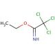 Ethyl 2,2,2-trichloroacetimidate (CAS 23213-96-9) - chemical structure image