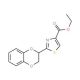 Ethyl 2-(2,3-dihydro-1,4-benzodioxin-2-yl)-1,3-thiazole-4-carboxylate (CAS 465514-25-4) - chemical structure image