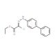Ethyl 2-(2-biphenylhydrazono)-2-chloroacetate - chemical structure image