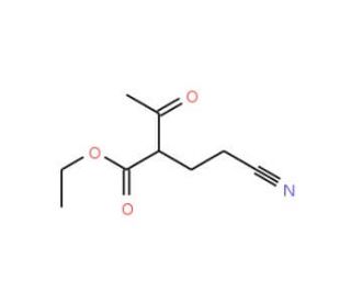 ethyl 2-(2-cyanoethyl)-3-oxobutanoate - chemical structure image