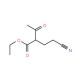 ethyl 2-(2-cyanoethyl)-3-oxobutanoate - chemical structure image