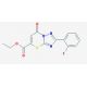 ethyl 2-(2-fluorophenyl)-7-oxo-7H-[1,2,4]triazolo[5,1-b][1,3]thiazine-5-carboxylate - chemical structure image