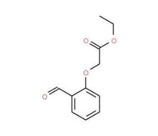 Ethyl 2-(2-formylphenoxy)acetate (CAS 41873-61-4) - chemical structure image