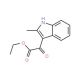 ethyl 2-(2-methyl-1H-indol-3-yl)-2-oxoacetate (CAS 6628-34-8) - chemical structure image