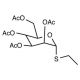 Ethyl 2,3,4,6-Tetra-O-acetyl-α-D-thiomannopyranoside (CAS 79389-52-9) - chemical structure image