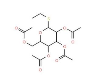 Ethyl 2,3,4,6-tetra-O-acetyl-b-D-thiogalactopyranoside (CAS 55722-49-1) - chemical structure image