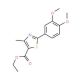 Ethyl 2-(3,4-dimethoxyphenyl)-4-methyl-1,3-thiazole-5-carboxylate - chemical structure image