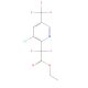 Ethyl 2-[3-chloro-5-(trifluoromethyl)pyridin-2-yl]-2,2-difluoroacetate (CAS 1431842-79-3) - chemical structure image