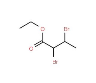 Ethyl 2,3-dibromobutyrate (CAS 609-11-0) - chemical structure image