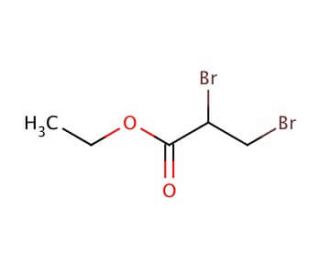 Ethyl 2,3-dibromopropionate (CAS 3674-13-3) - chemical structure image