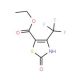 Ethyl 2,3-dihydro-2-oxo-4-(trifluoromethyl)-1,3-thiazole-5-carboxylate (CAS 72850-53-4) - chemical structure image
