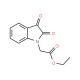 ethyl (2,3-dioxo-2,3-dihydro-1H-indol-1-yl)acetate (CAS 41042-21-1) - chemical structure image