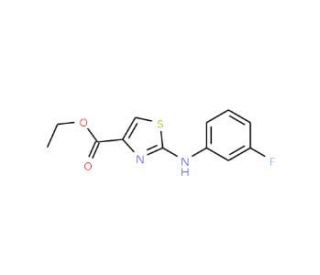 Ethyl 2-(3-Fluoro-phenylamino)-thiazole-4-carboxylate - chemical structure image