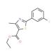 Ethyl 2-(3-Fluorophenyl)-4-methylthiazole-5-carboxylate (CAS 948292-06-6) - chemical structure image