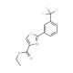 Ethyl 2-[3-(trifluoromethyl)phenyl]-1,3-thiazole-4-carboxylate - chemical structure image