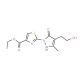 Ethyl 2-[4-(2-hydroxyethyl)-3-methyl-5-oxo-2,5-dihydro-1H-pyrazol-1-yl]-1,3-thiazole-4-carboxylate - chemical structure image