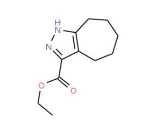 Ethyl 2,4,5,6,7,8-hexahydrocyclohepta[c]pyrazole-3-carboxylate - chemical structure image