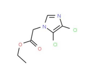 Ethyl 2-(4,5-dichloro-1H-imidazol-1-yl)acetate (CAS 175137-67-4) - chemical structure image