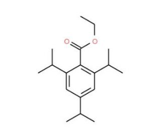 Ethyl 2,4,6-triisopropylbenzoate (CAS 63846-76-4) - chemical structure image
