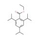 Ethyl 2,4,6-triisopropylbenzoate (CAS 63846-76-4) - chemical structure image