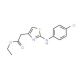 Ethyl [2-(4-Chloro-phenylamino)-thiazol-4-yl]-acetate - chemical structure image