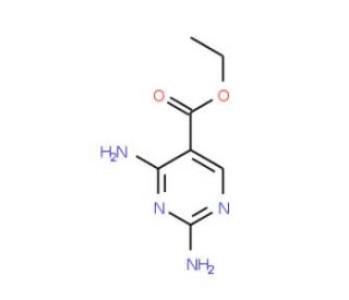Ethyl 2,4-diaminopyrimidine-5-carboxylate (CAS 15400-54-1) - chemical structure image