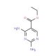 Ethyl 2,4-diaminopyrimidine-5-carboxylate (CAS 15400-54-1) - chemical structure image