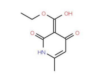 Ethyl 2,4-dihydroxy-6-methylpyridine-3-carboxylate (CAS 70254-52-3) - chemical structure image