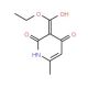Ethyl 2,4-dihydroxy-6-methylpyridine-3-carboxylate (CAS 70254-52-3) - chemical structure image