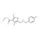 Ethyl 2,4-dimethyl-5-{[(4-methylbenzyl)amino]-methyl}-1H-pyrrole-3-carboxylate - chemical structure image