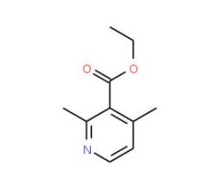 Ethyl 2,4-dimethylpyridine-3-carboxylate (CAS 37669-78-6) - chemical structure image