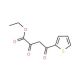 Ethyl 2,4-dioxo-4-(thien-2-yl)butanoate (CAS 36983-36-5) - chemical structure image
