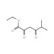 Ethyl 2,4-dioxo-5-methylhexanoate (CAS 64195-85-3) - chemical structure image