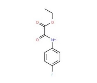 Ethyl 2-(4-fluoroanilino)-2-oxoacetate (CAS 69065-91-4) - chemical structure image